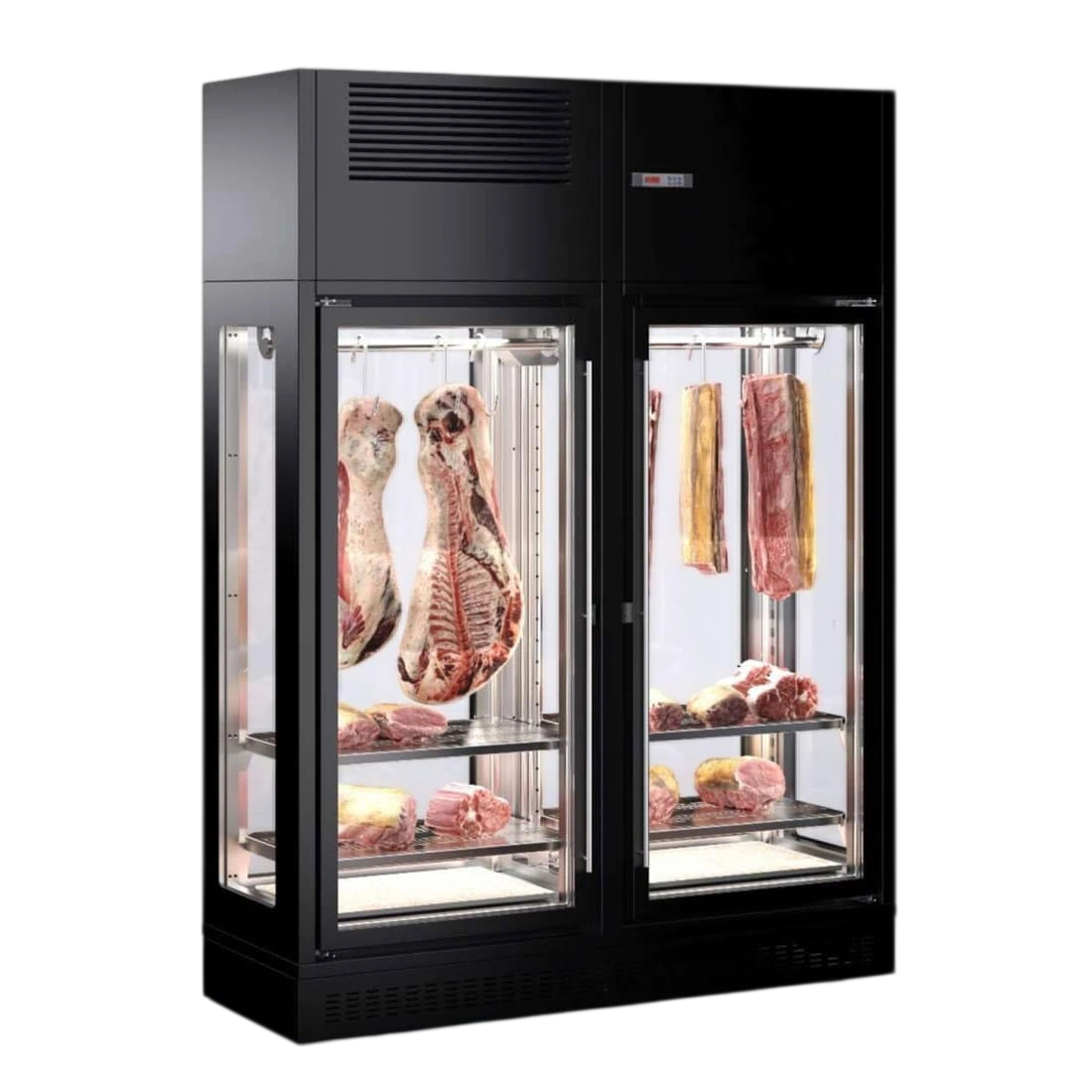 Fagor FMD-2302A Meat Aging Cabinet – Dual Door UV Display commercial kitchen equipment