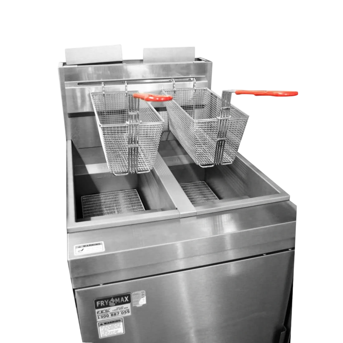 Frymax RC400TE twin vat natural gas commercial gas tube fryer