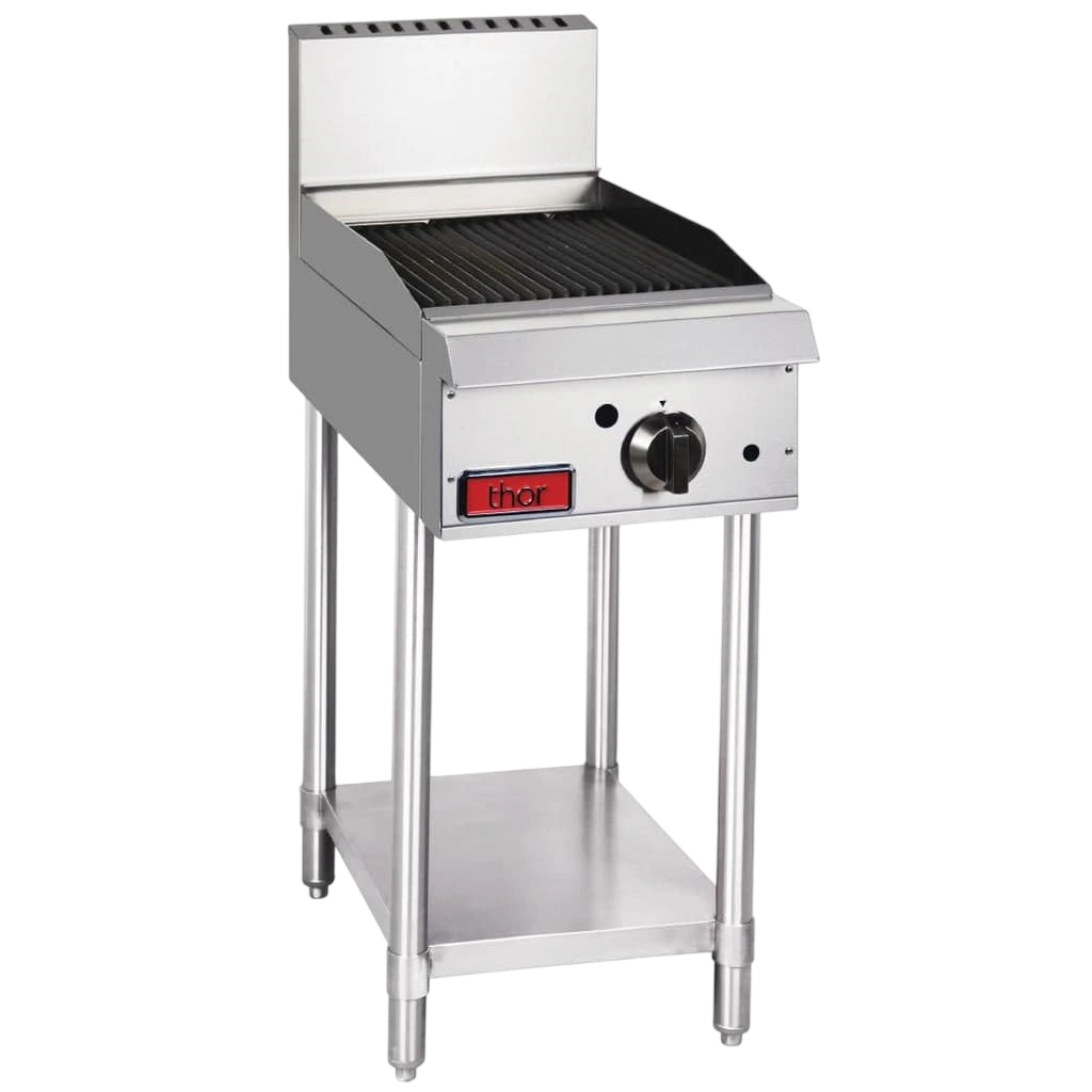 Thor 15" Radiant Charbroiler 1 Burner Safety Valve Flame Fail Protect TR-CBR15F commercial kitchen equipment