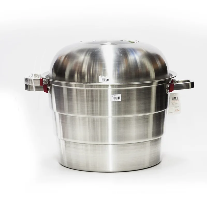 Kitchen Knock 069076 Steam Pot - S/S 3 Tiers - 500mm