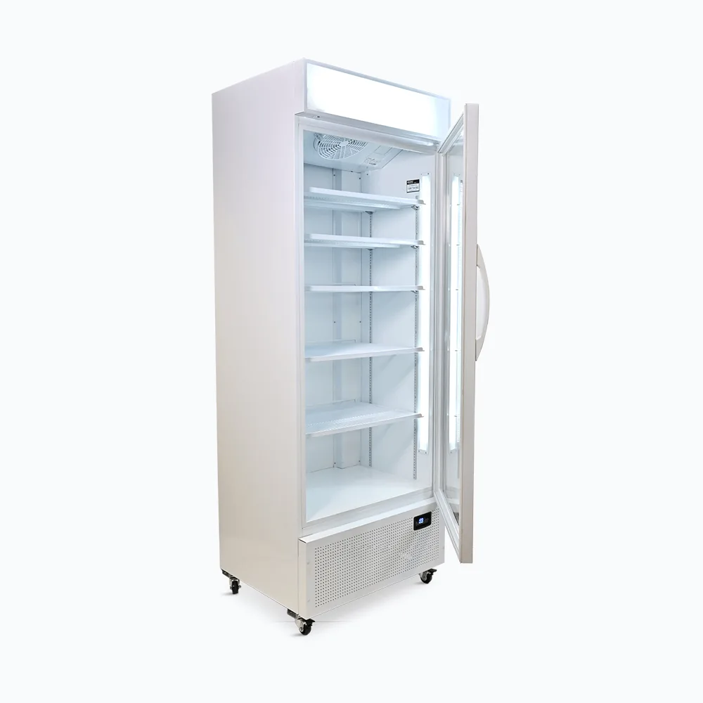 Bromic GM0690LW White Upright Display Fridge 659L with Lightbox