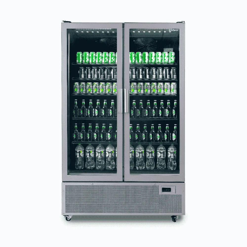 Bromic GM1100S-NR 1126L Display Fridge Silver Finish