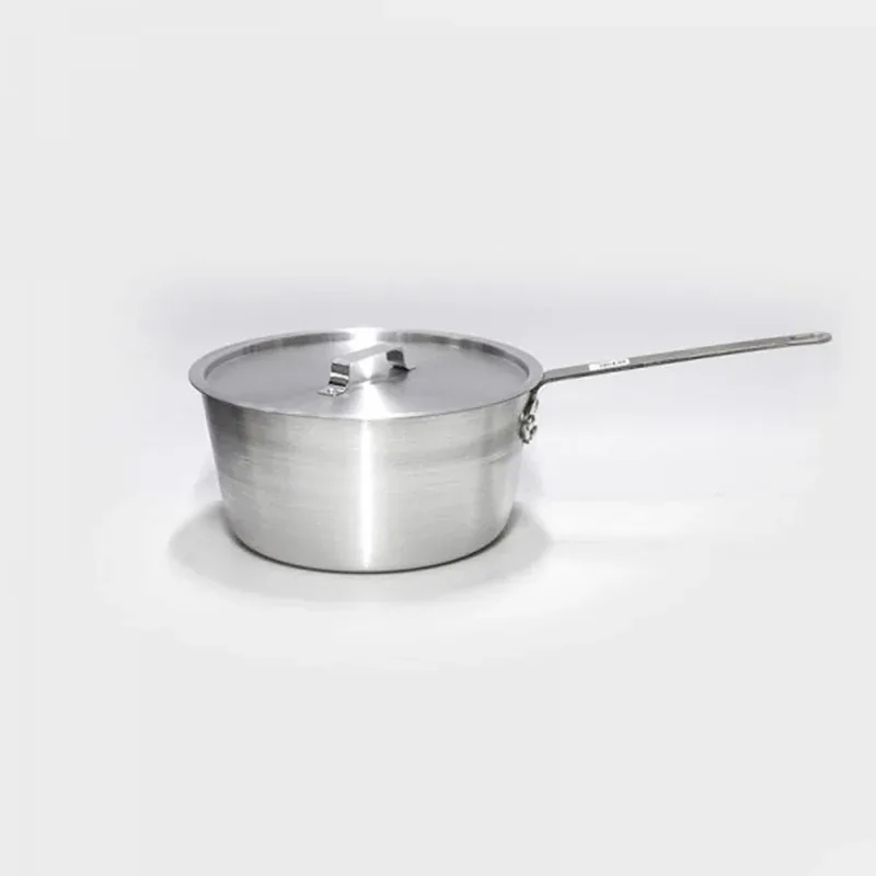 Kitchen Knock 416468 1.4L aluminium sauce pot with lid and heat-resistant handle – front view, Australia