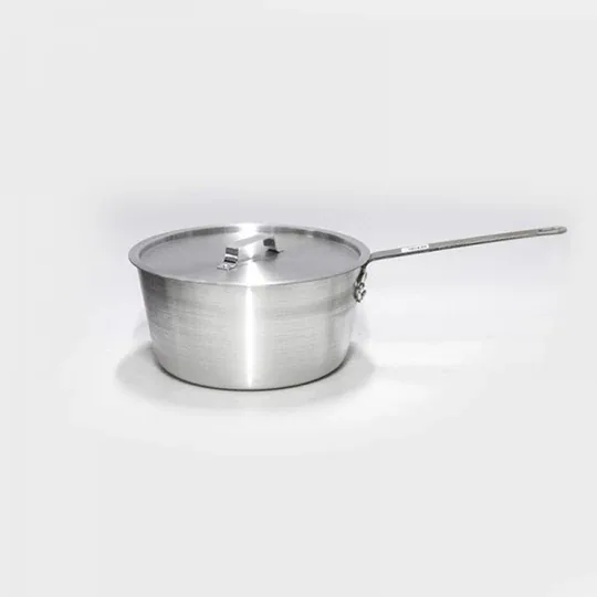 Kitchen Knock 416472 aluminium sauce pot 6.6L with lid, 270mm diameter – commercial cookware Australia