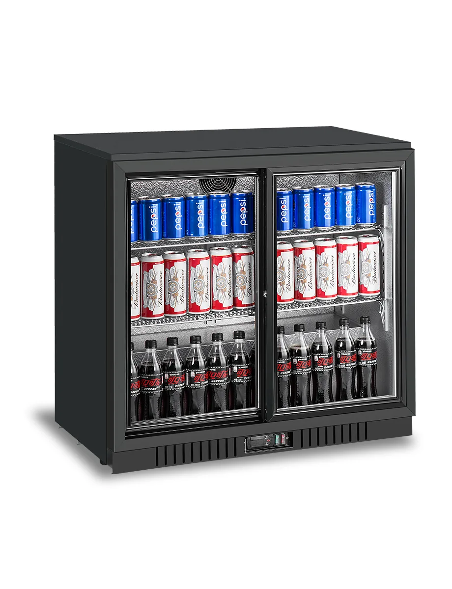 Atosa BB-208SEC 2-Sliding Door Back Bar Cooler – 208L Capacity | Ideal for Bars & Cafés commercial kitchen equipment