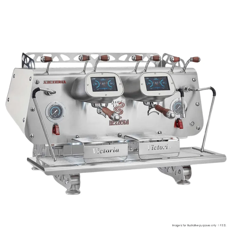 Bezzera Victoria 2-Group Espresso Machine – White BZVICTORIA2W commercial kitchen equipment