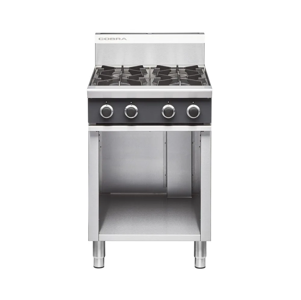 Cobra C6D Gas Cooktop with Open Cabinet
