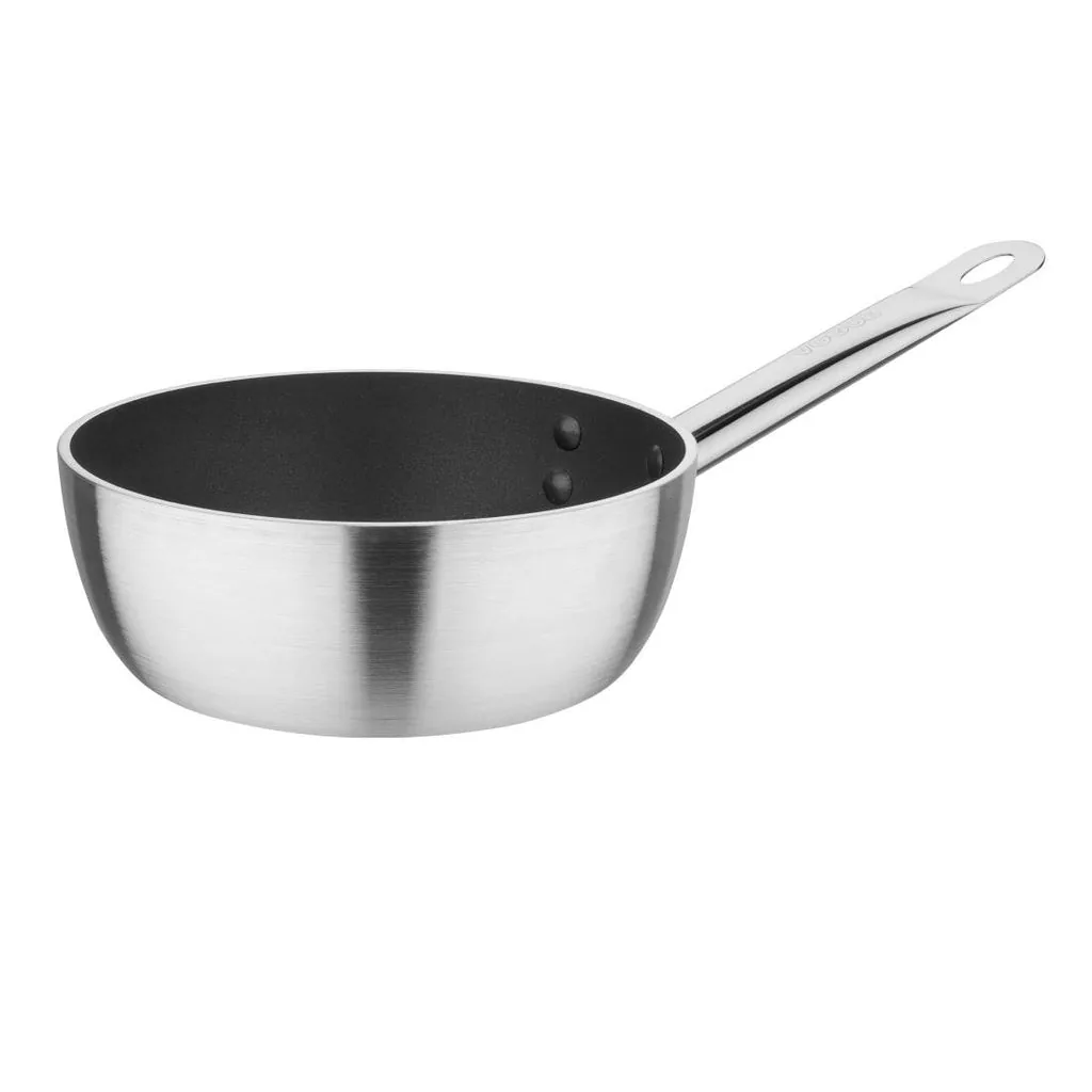 Vogue CB903 Aluminium Non-Stick Induction Flared Sauté Pan 200mm commercial kitchen equipment