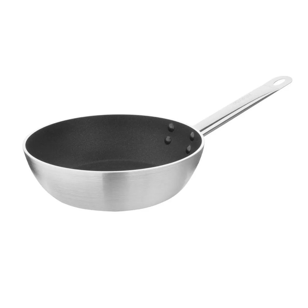 Vogue CB904 Aluminium Non-Stick Induction Flared Sauté Pan 240mm – 1.1L commercial kitchen equipment