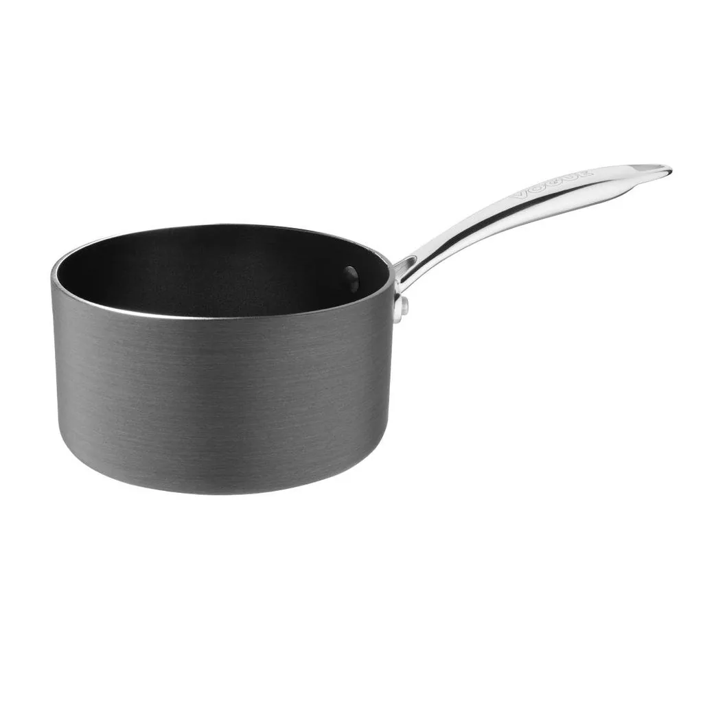 Vogue Non Stick Sauce Pan Anodised Aluminium - 160mm 6 1/4" commercial kitchen equipment