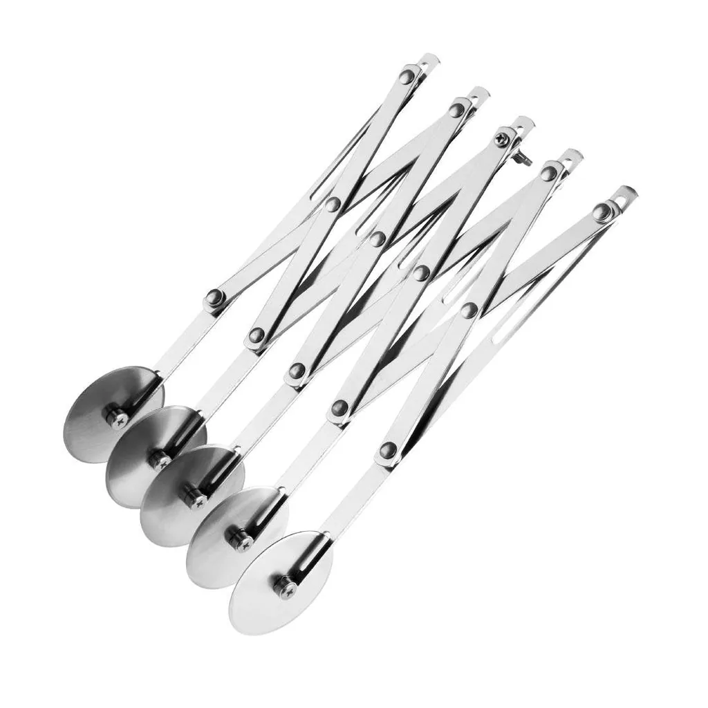Vogue CS850 Stainless Steel 5-Wheel Dough Cutter – Expandable to 490mm | Commercial Pastry Tool commercial kitchen equipment