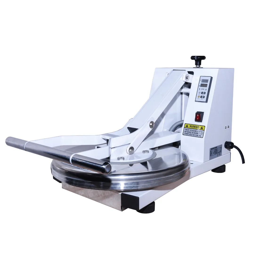 Tyron DP-18S Round Dough Press, 18in, Heated, Digital