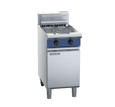 Blue Seal E44 – 450mm Twin Pan Electric Fryer with Mechanical Controls