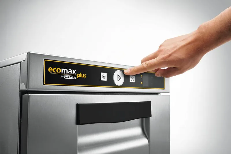 Hobart ECOMAX Plus G415 compact glasswasher front view