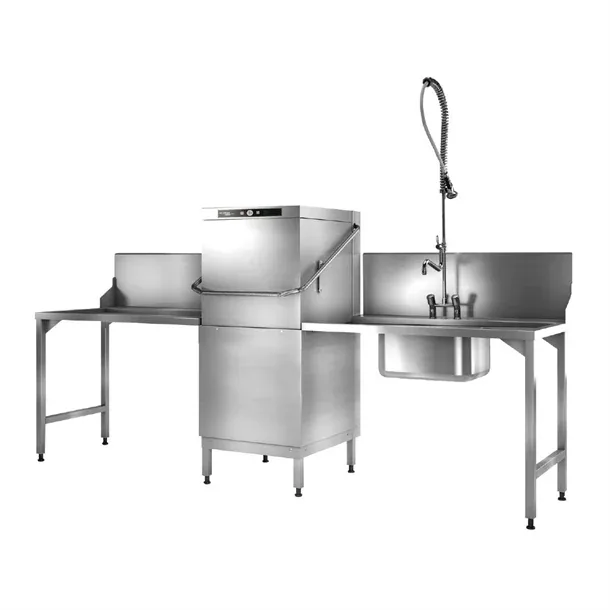 Hobart ECOMAX PLUS H615 hood dishwasher – German design with rinse pump