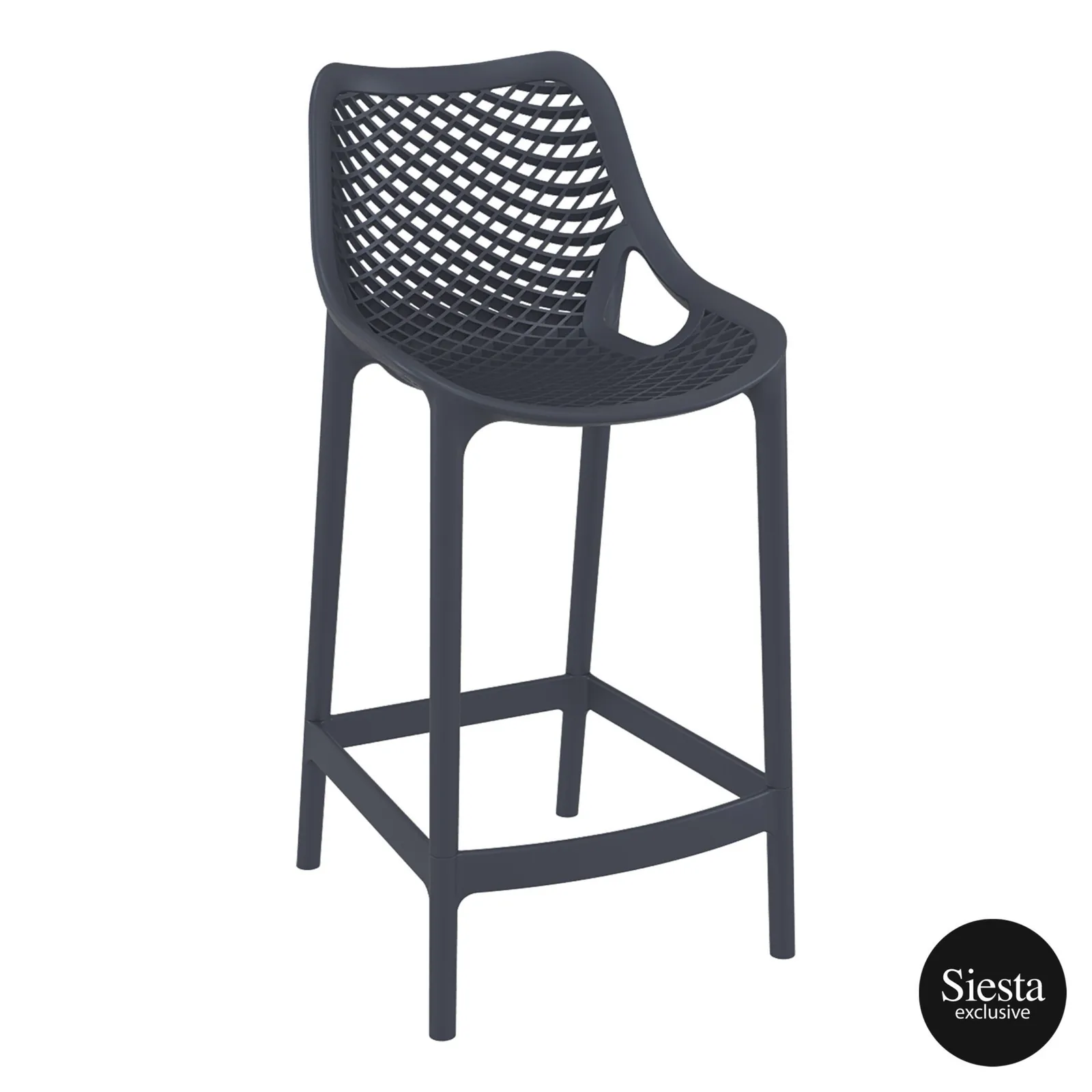 Siesta Exclusive Air Barstool 65 – Anthracite, Fibreglass Reinforced | 5-Year Warranty commercial kitchen equipment