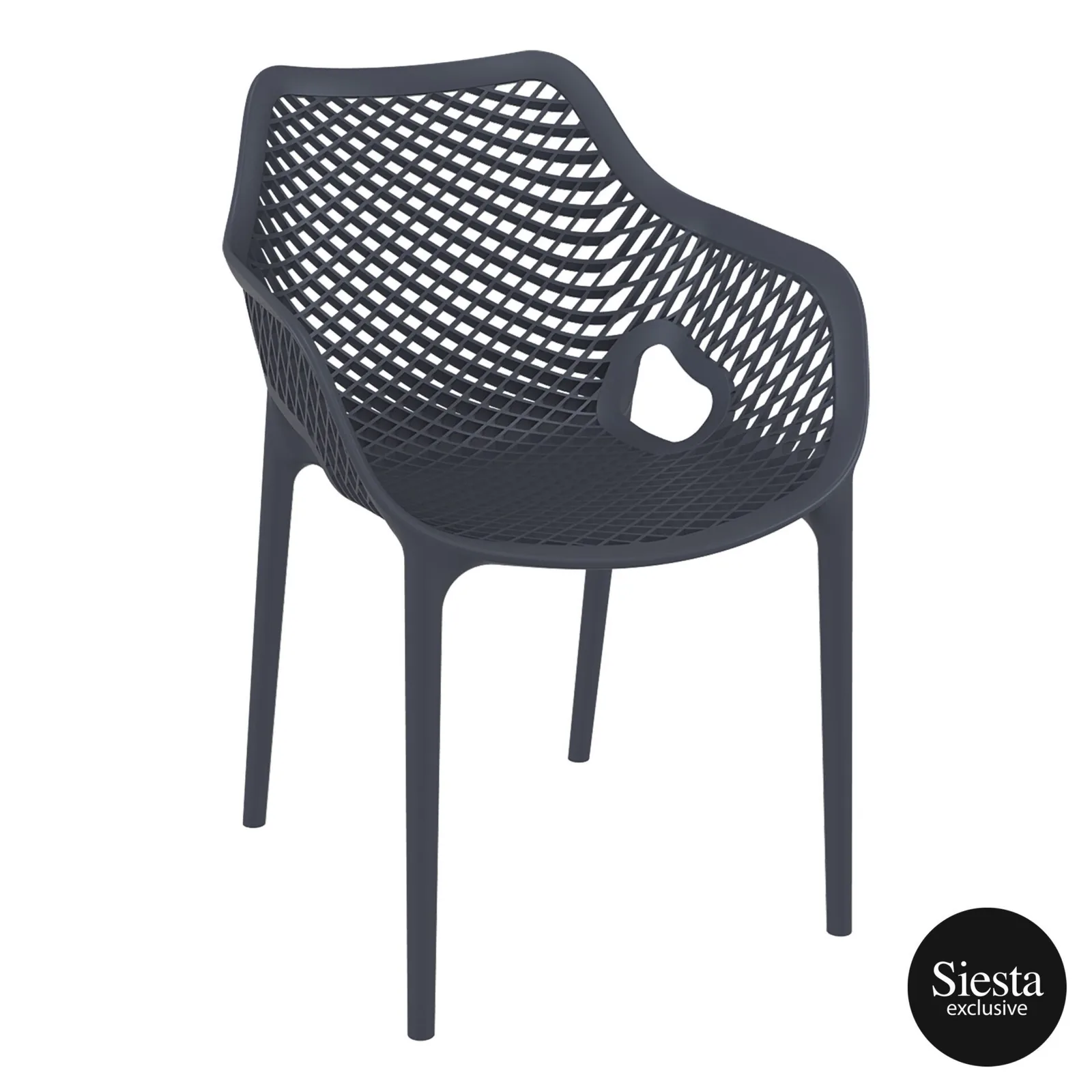 Anthracite Outdoor Armchair - Siesta Air XL - Spacious Modernity commercial kitchen equipment