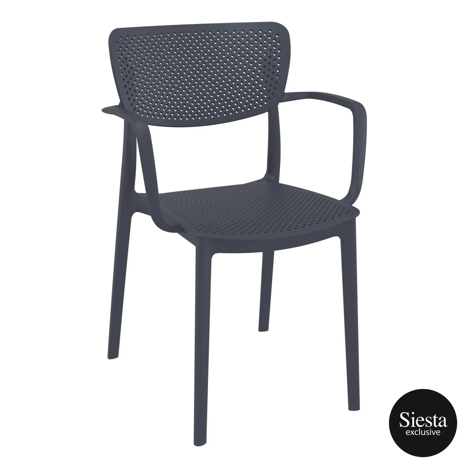 Commercial Grade Anthracite Loft Armchair - Heavy Duty One-Piece Armchair by Siesta, Turkey commercial kitchen equipment