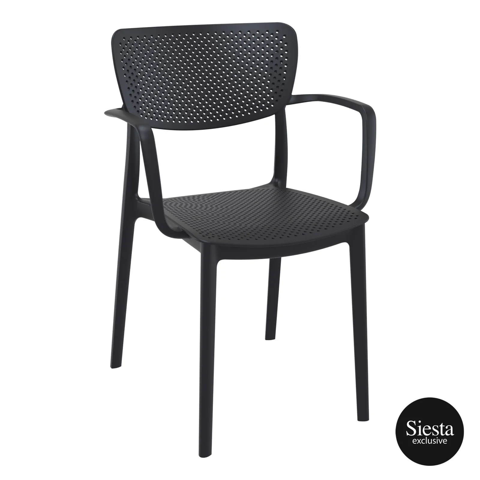 Commercial Grade Black Loft Armchair - Heavy Duty One-Piece Armchair by Siesta, Turkey commercial kitchen equipment