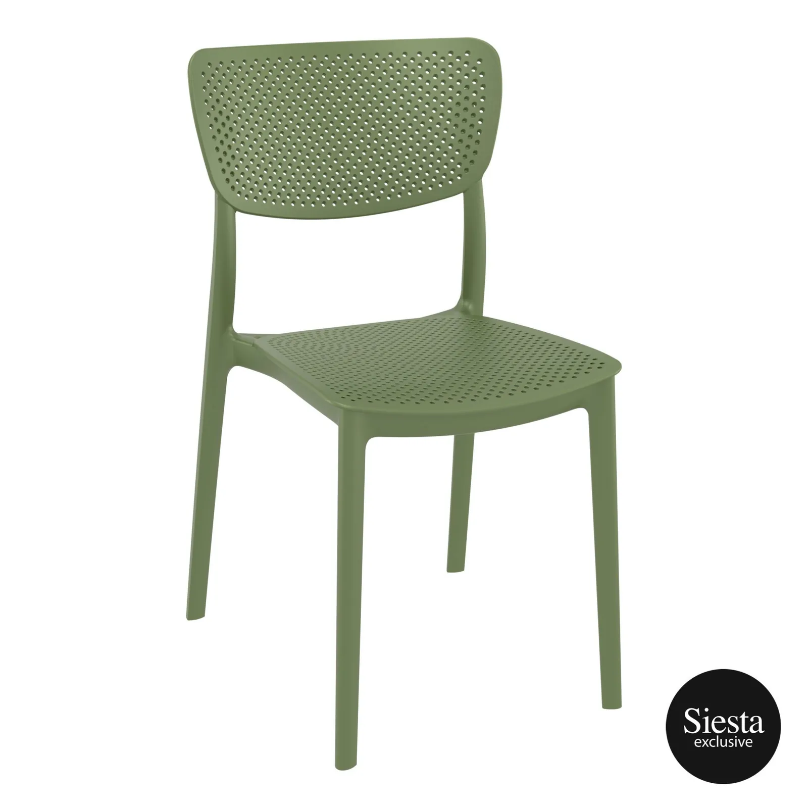 Siesta Lucy Chair Olive Green – Commercial Grade One-Piece Chair by Siesta (Pack of 2) commercial kitchen equipment