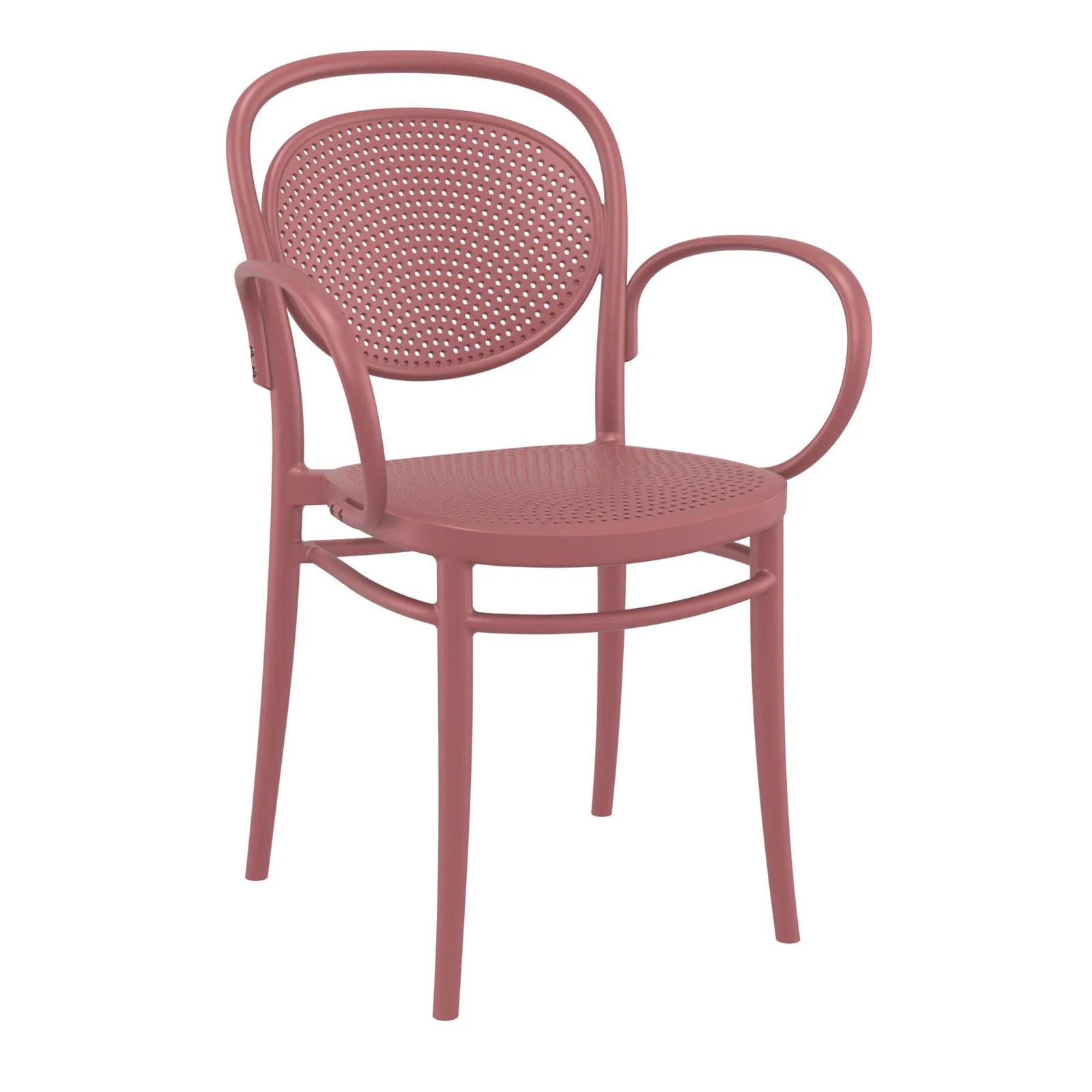 Siesta Marcel XL Chair - Marsala UV stabilised Polypropylene commercial kitchen equipment