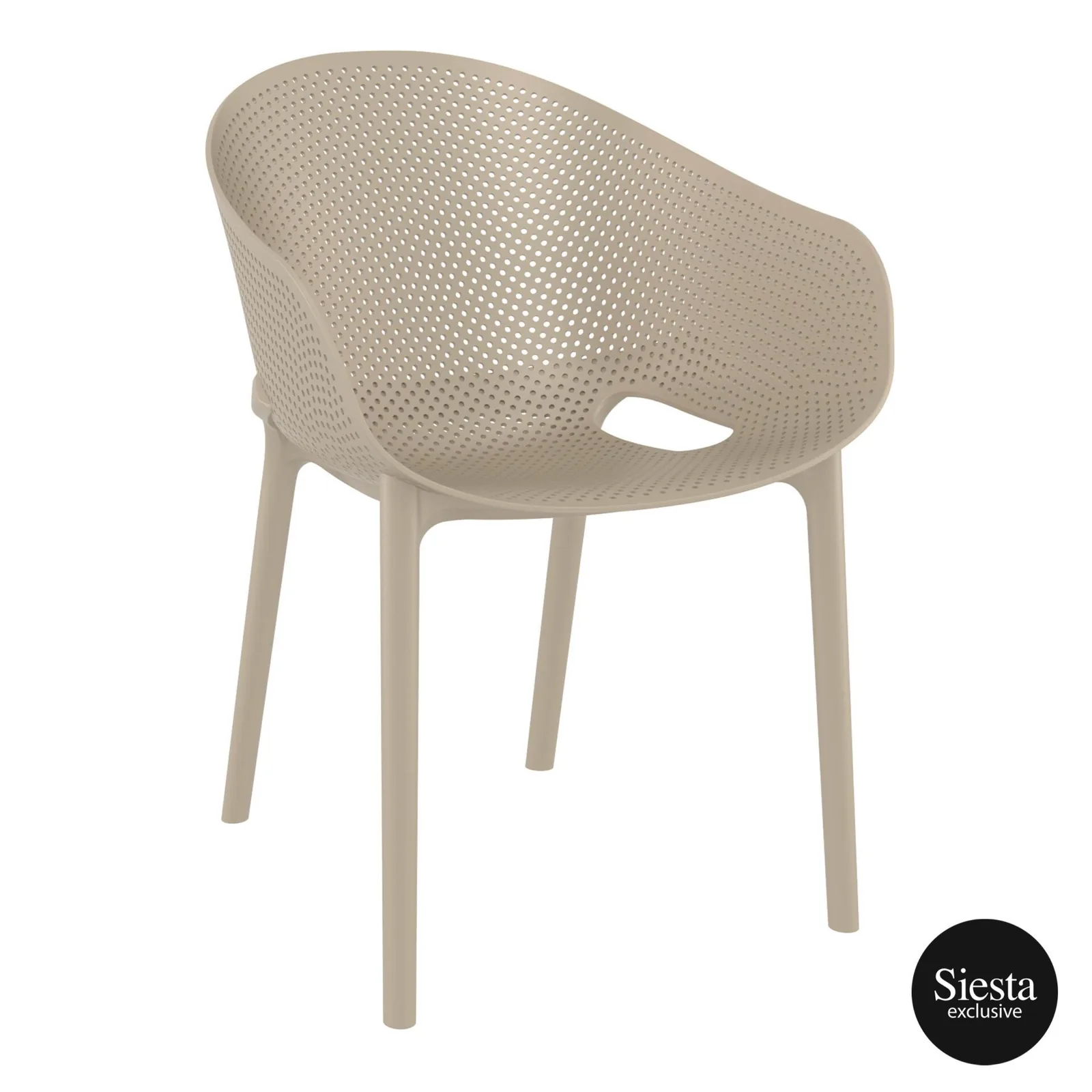 Siesta Exclusive Sky Pro Chair in Chic Taupe | UV Stabilised | Indoor/Outdoor Seating commercial kitchen equipment
