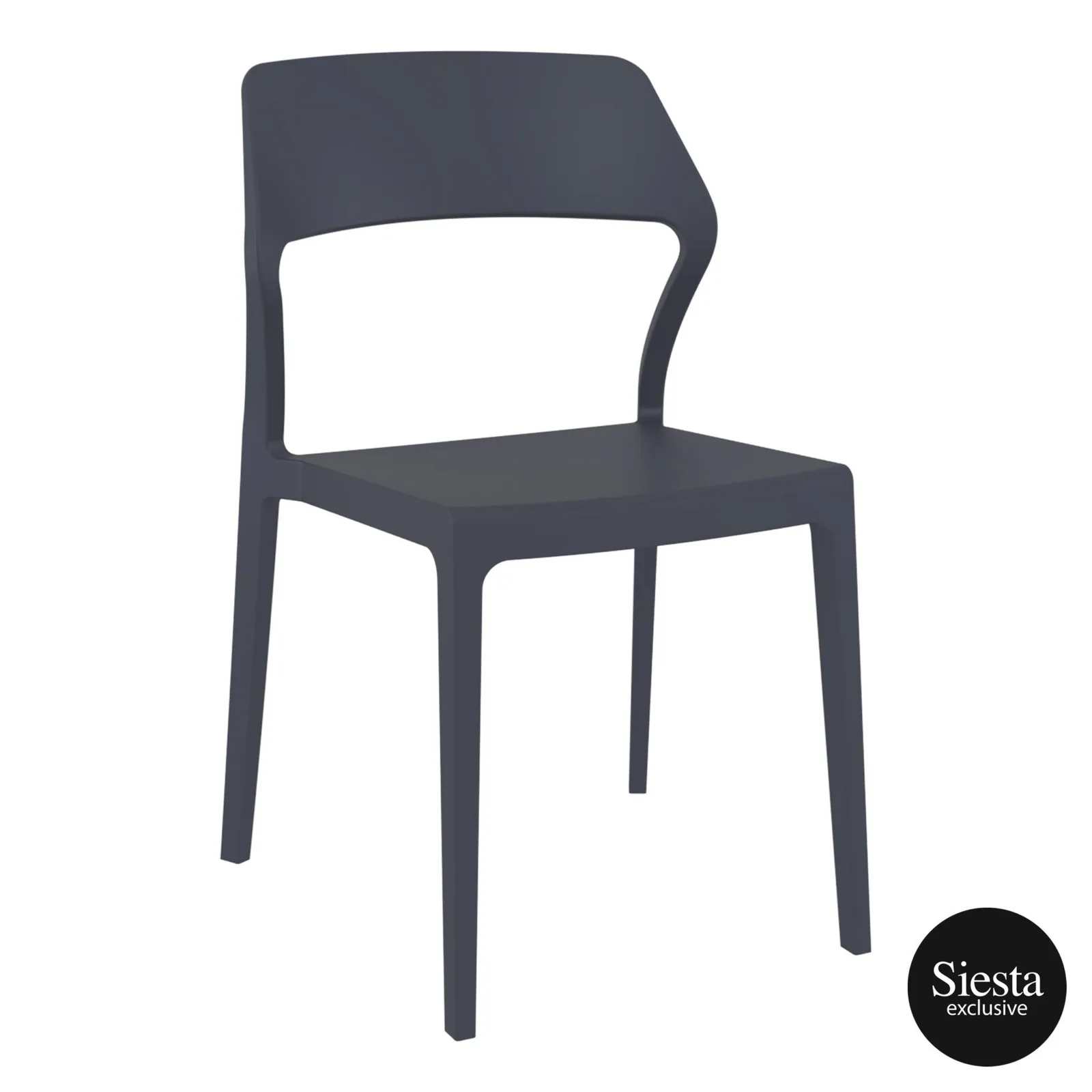 Anthracite Commercial Chair - Siesta Snow - Modern & Durable commercial kitchen equipment