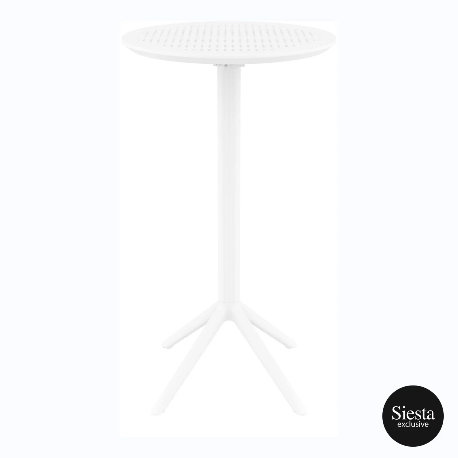 Sky Folding BAR Table 60 Round - White commercial kitchen equipment