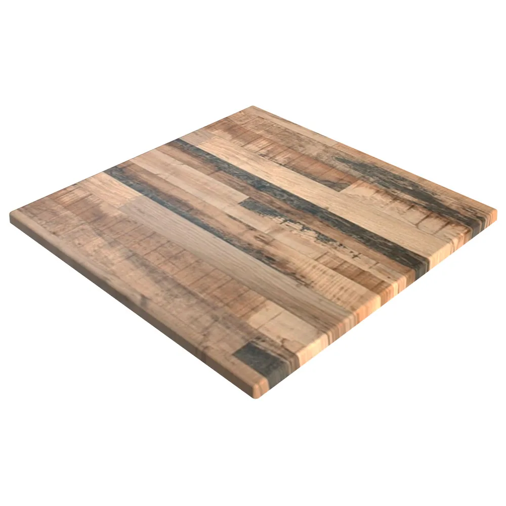 Werzalit Rustic Kansas Square Duratop 600mm commercial kitchen equipment