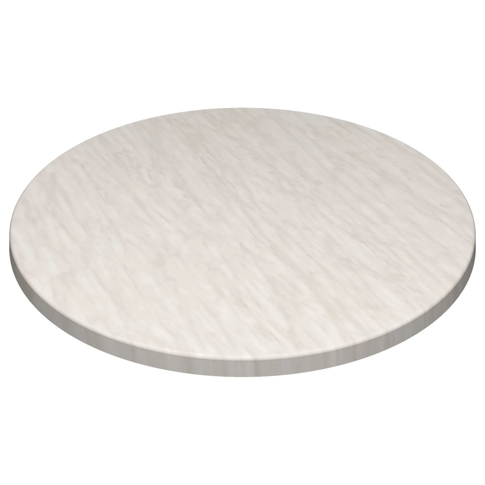 Werzalit Round Marble-Look Tabletop 800mm - Durable Cafe Dining, Indoor/Outdoor commercial kitchen equipment