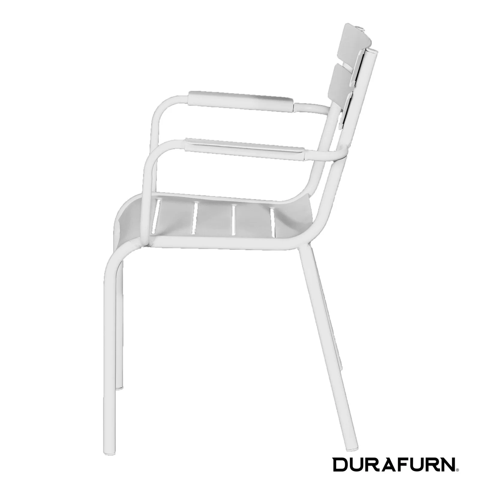 Durafurn® Lisbon Commercial-Grade Armchair | White | Fully Assembled & Lightweight commercial kitchen equipment