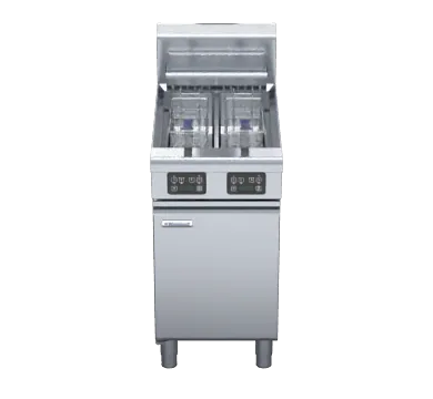 Waldorf FN8224EE 450mm twin pan electric fryer with 12L per pan, digital controls – Australia