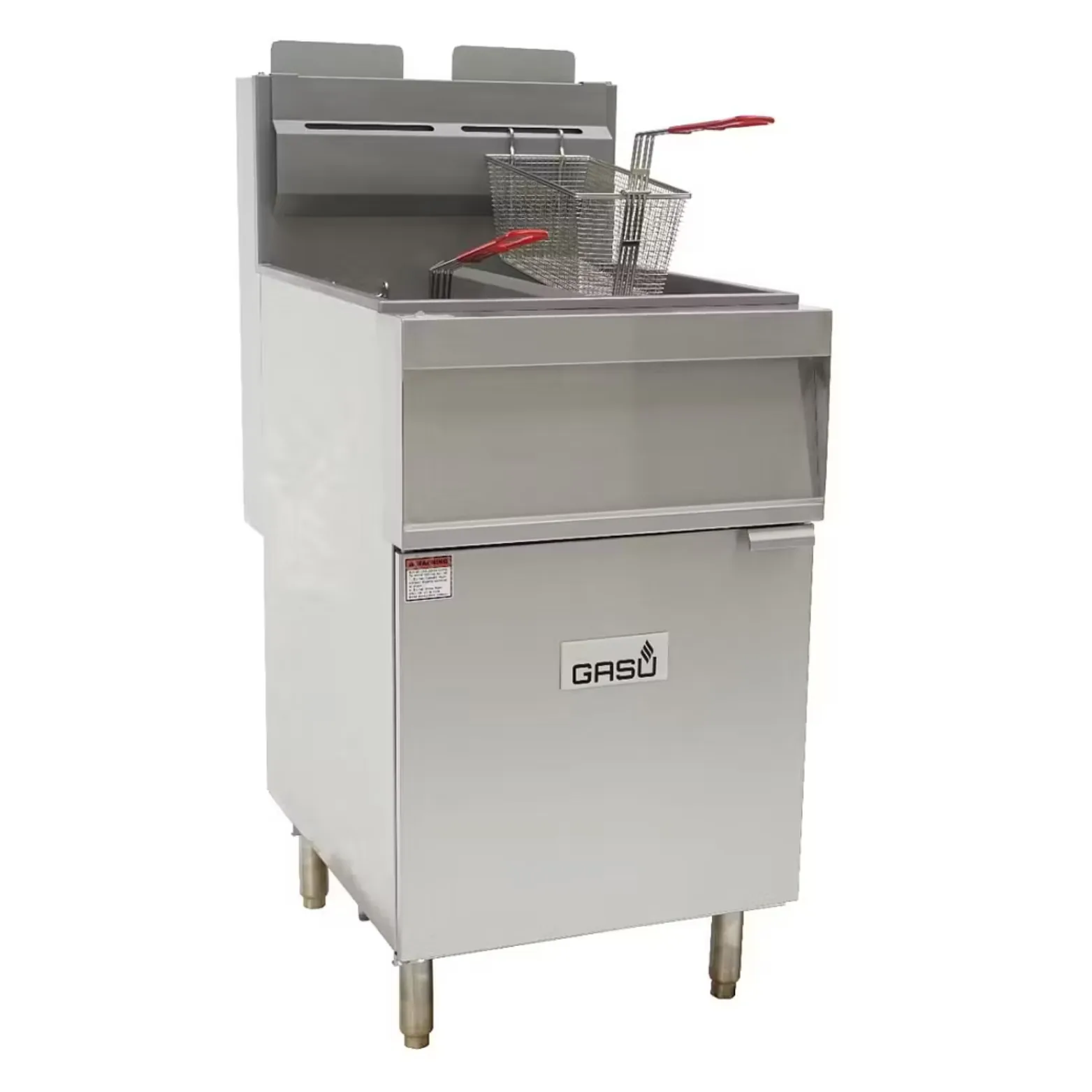 GASU GFG2120 split pan gas fryer 35L twin basket 126MJ commercial fryer – KW Commercial Kitchen