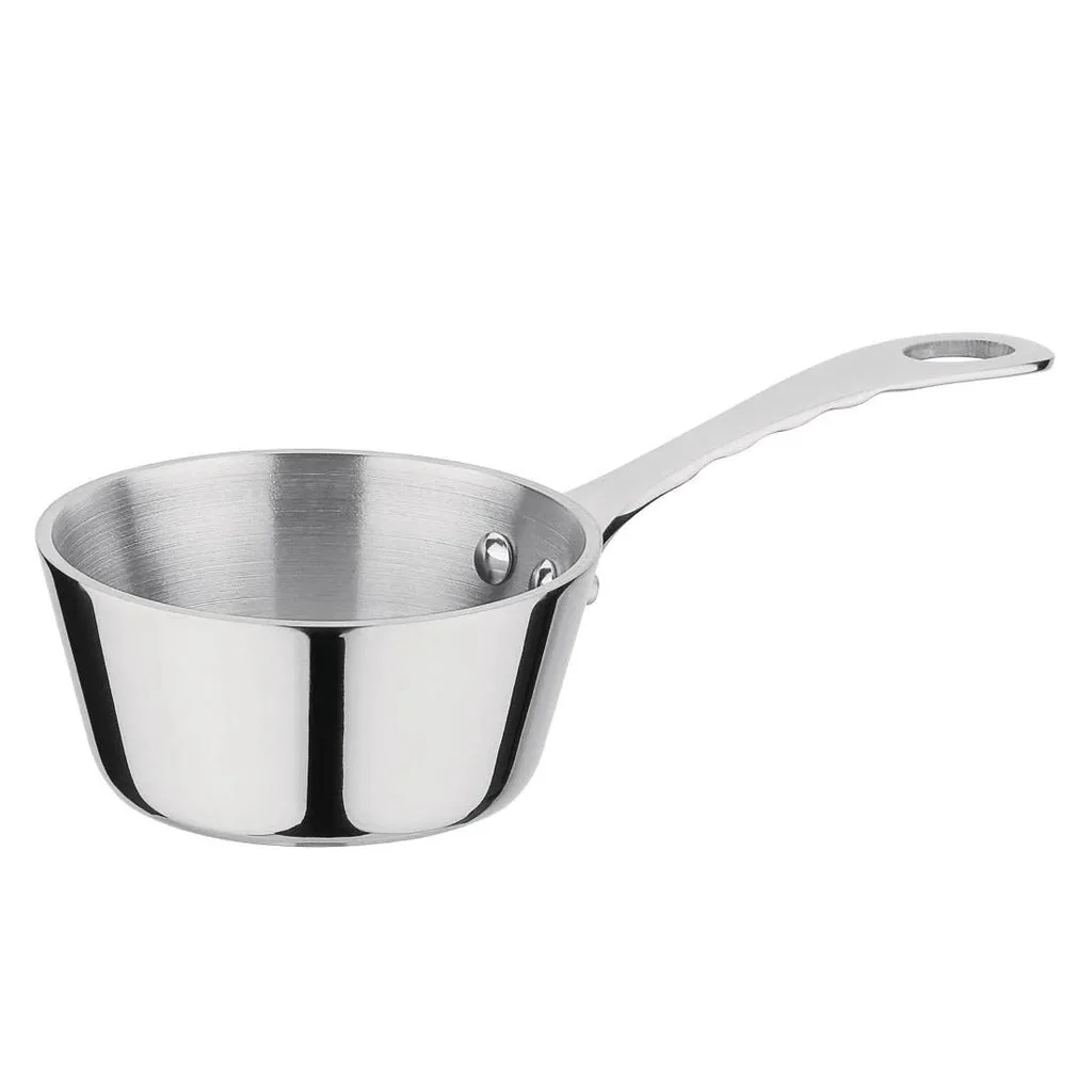 Vogue GG760 Stainless Steel Mini Gravy Pan 80mm – 150ml commercial kitchen equipment