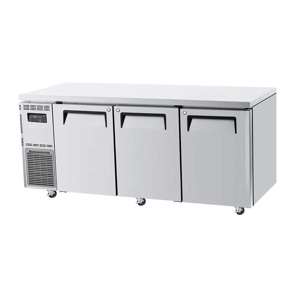Turbo Air KUR18-3-N undercounter 3-door fridge 538L R290 stainless steel – KW Commercial Kitchen