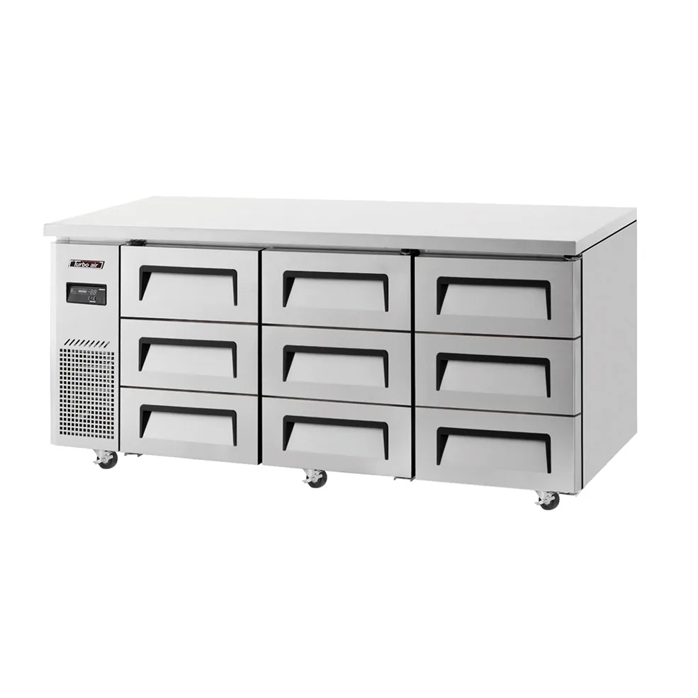 Turbo Air KUR18-3D-9-N Undercounter Chiller – 1800mm, 9-Drawer commercial kitchen equipment