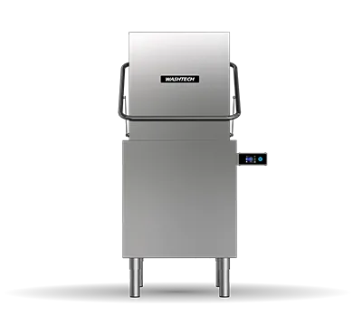 Washtech M2 passthrough dishwasher with 500mm rack, stainless steel, touchscreen HUD – Australia