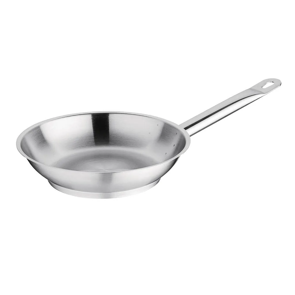 Vogue M924 Stainless Steel Frying Pan 200mm commercial kitchen equipment