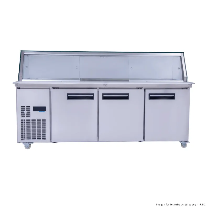 Thermaster Cold Salad & Noodle Bar 6x1/1 GN Pans - PG210FA-XG commercial kitchen equipment