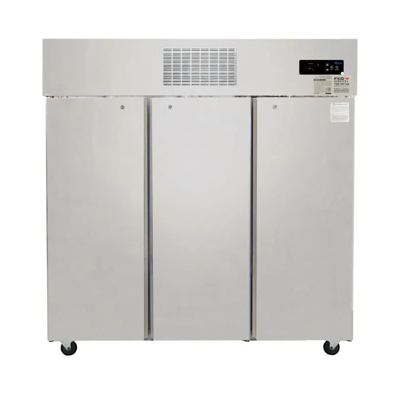 Thermaster SUF1500 Three-Door Upright Freezer – 1500L Stainless Steel commercial kitchen equipment