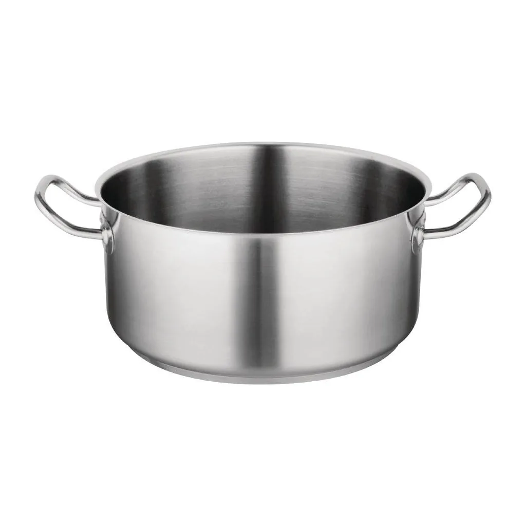 Vogue T187 Stainless Steel Casserole Pan 360mm – 13L Induction Safe commercial kitchen equipment