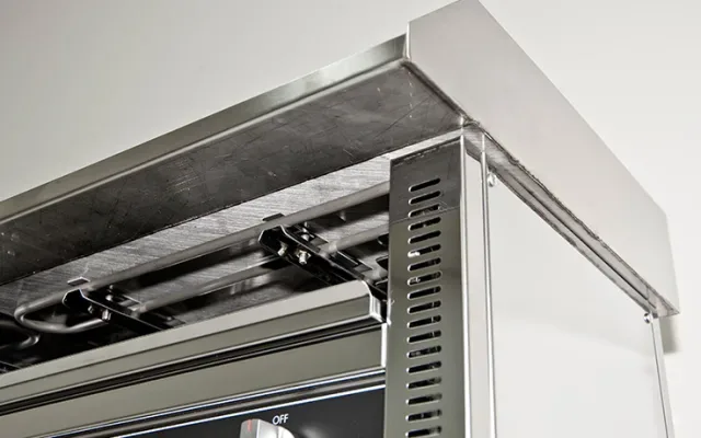 Woodson W.GDT75 griddle toaster 8 mm plate adjustable rack – ideal for commercial kitchens