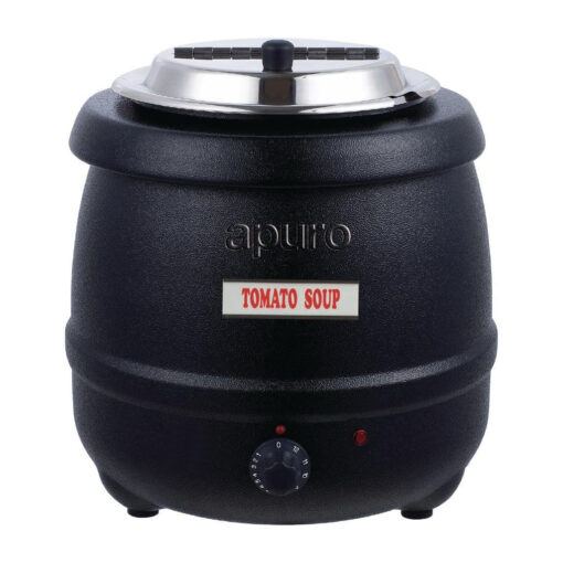 Apuro Black SoupMaster 10L Soup Kettle – L715-A.
