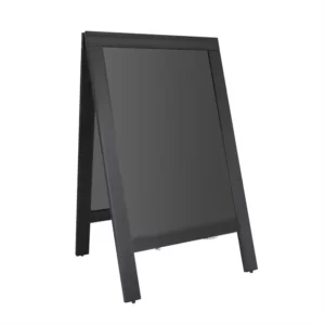 CU993 Olympia Pavement Board – Black Wooden Frame A-Frame Sign 700x1200mm